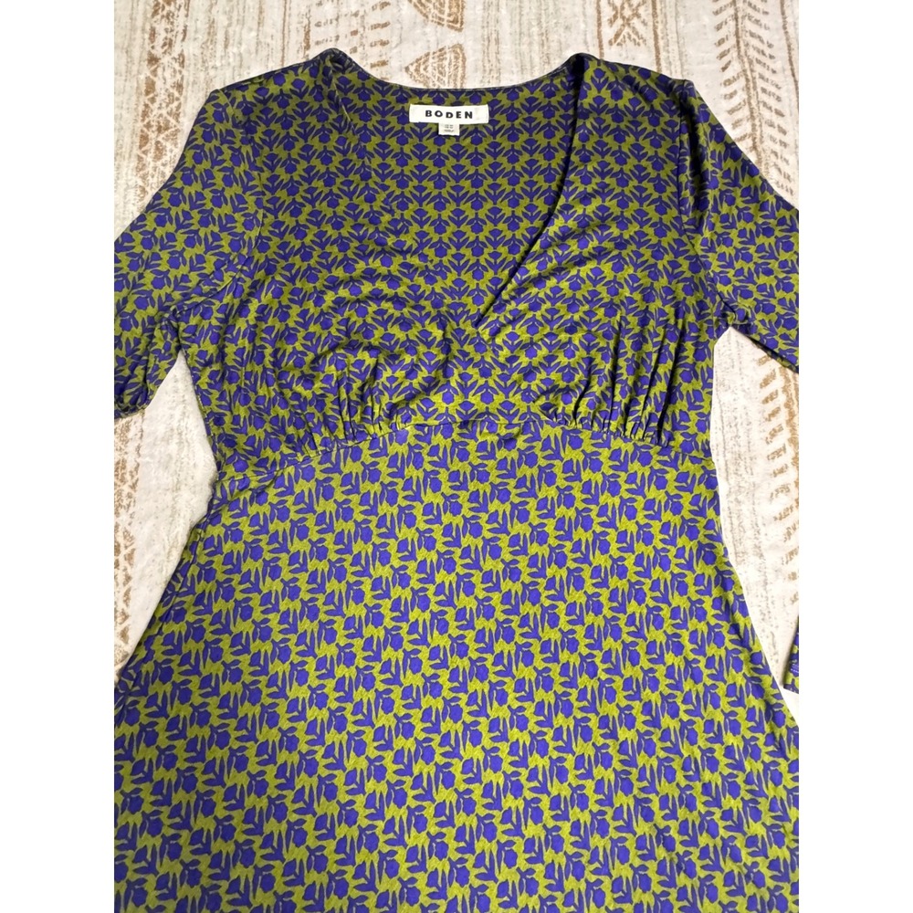 Women's BODEN Floral Amelie Long Sleeve Midi Dress (US 4P / UK 8P) - Picture 6 of 8